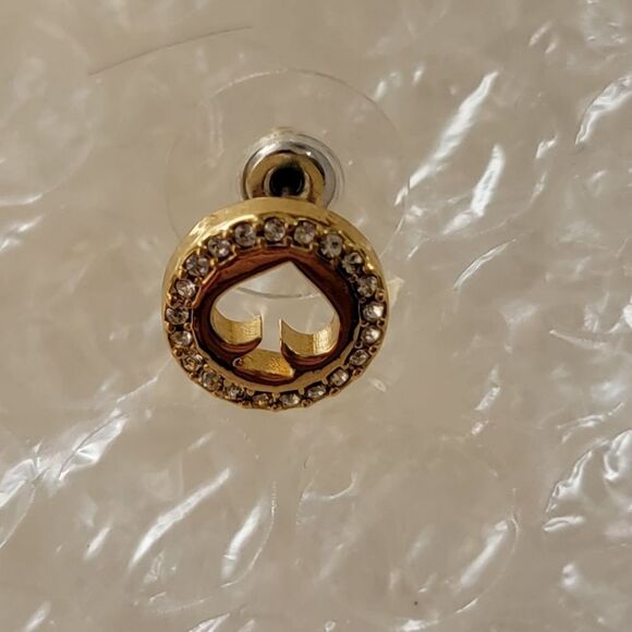 Kate Spade New York Spot The Spade Pave Halo Stud • 1 Single Earring - Picture 6 of 13